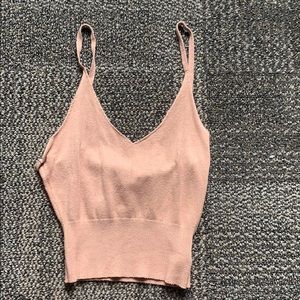 Light Brown Knit Top